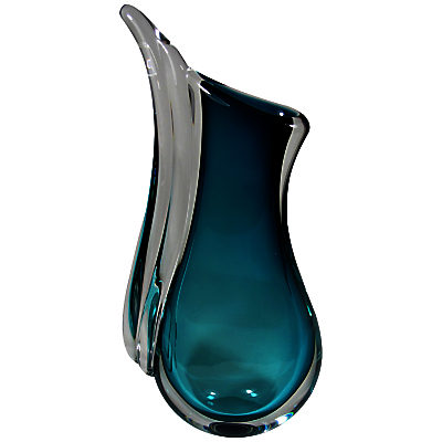 Svaja Nadira Glass Vase Teal Svaja Nadira Glass Vase Teal